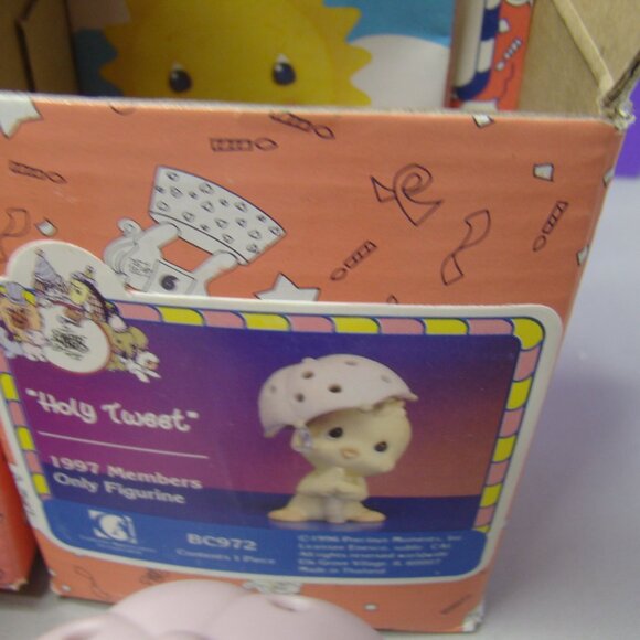 LOT of 3 pcs Precious moments, 1993-1997 in box membership items - Picture 8 of 16